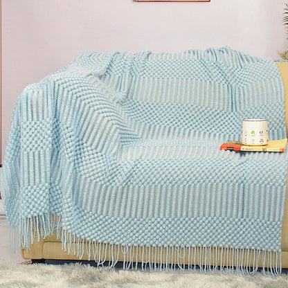 Nordic Knit Blanket for Sofa and Bed Decor