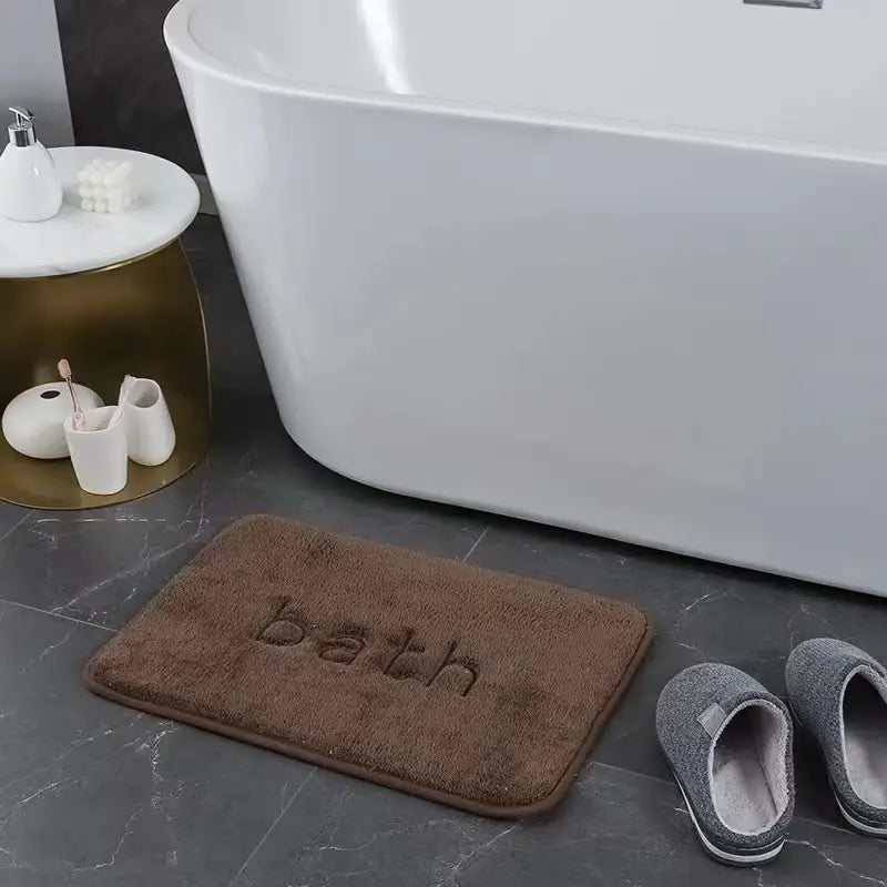 Soft Absorbent Non-Slip Bath Mat for Home Decor