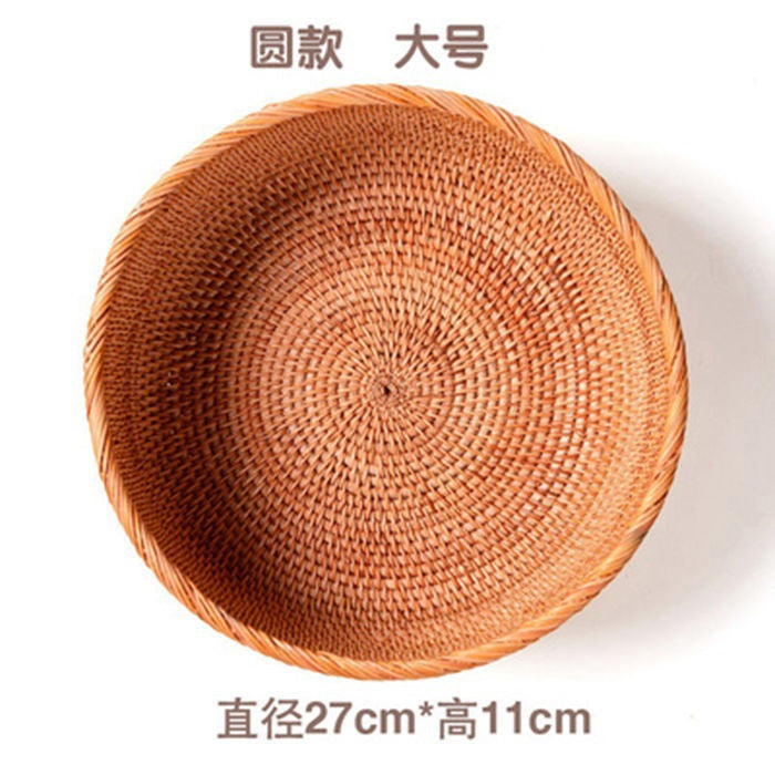 Handmade Vietnamese Wicker Candy Basket Set (3 Pieces)